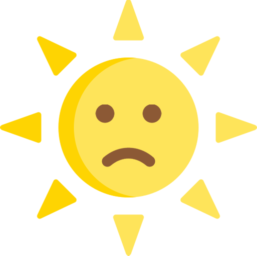 Sun unhappy